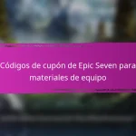 Premios por Hitos del Evento de Epic Seven por Materiales de Fabricación